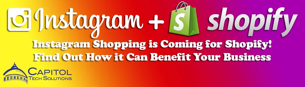Instagram Shopping for Shopify is Coming Blog Post This is the title image for a blog post that explains what Instagram Shopping is, its benefits, and how to prepare Shopify online stores.